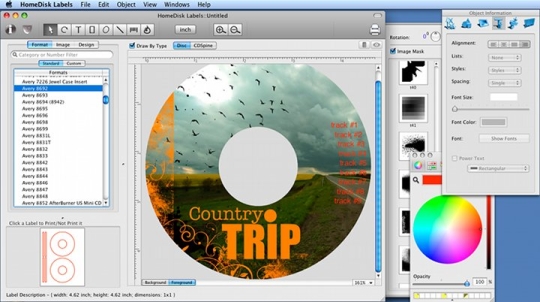 Cd Label Print Software Mac